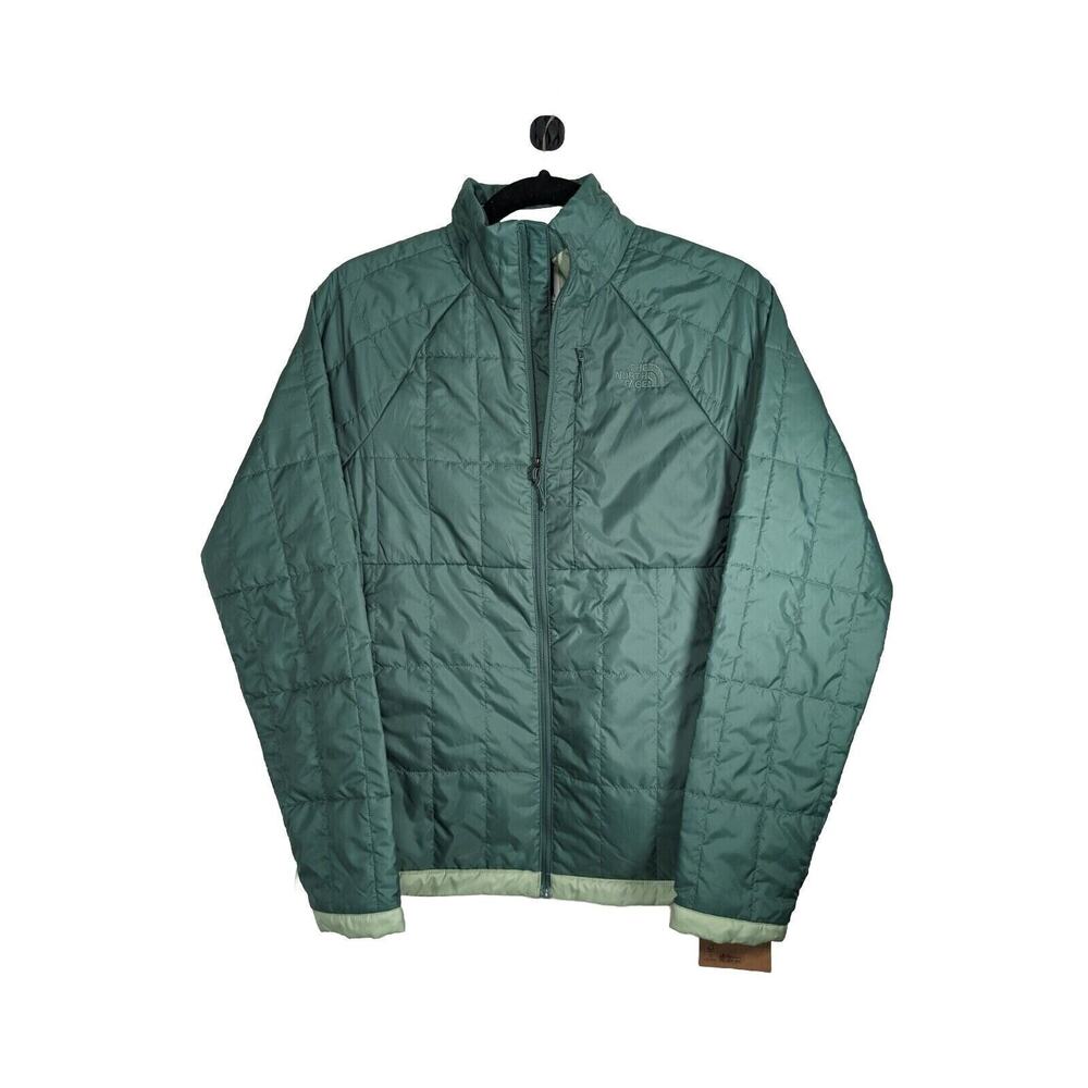 The North Face Circaloft Jacket Womens XS Green Quilted Full Zip NF0A84JBK00 - Picture 1 of 5